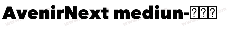 AvenirNext mediun字体转换